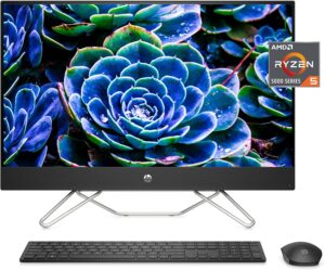 hp essential all-in-one 27" fhd desktop, amd ryzen 5 5500u, 16gb ram 1tb pcie nvme m.2 ssd, wi-fi, bluetooth, windows 11 home, black