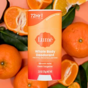 Lume Smooth Solid Stick - 2.6 Ounce (Clean Tangerine)