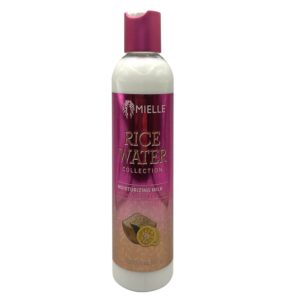 Mielle - Rice Water & Aloe Vera Blend - Length Retention For Dry & Damaged Hair Sulfate-Free Shampoo, Moisturizing Milk, Pink