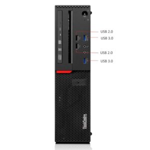 Lenovo ThinkCentre M700 SFF Gaming Desktop Computer i7 6700 up to 4.0GHz,32GB RAM New 1TB SSD, NVIDIA GT 1030 2GB,USB WiFi BT,DVD-RW,Wireless Keyboard & Mouse,Windows 10 Pro (Renewed)