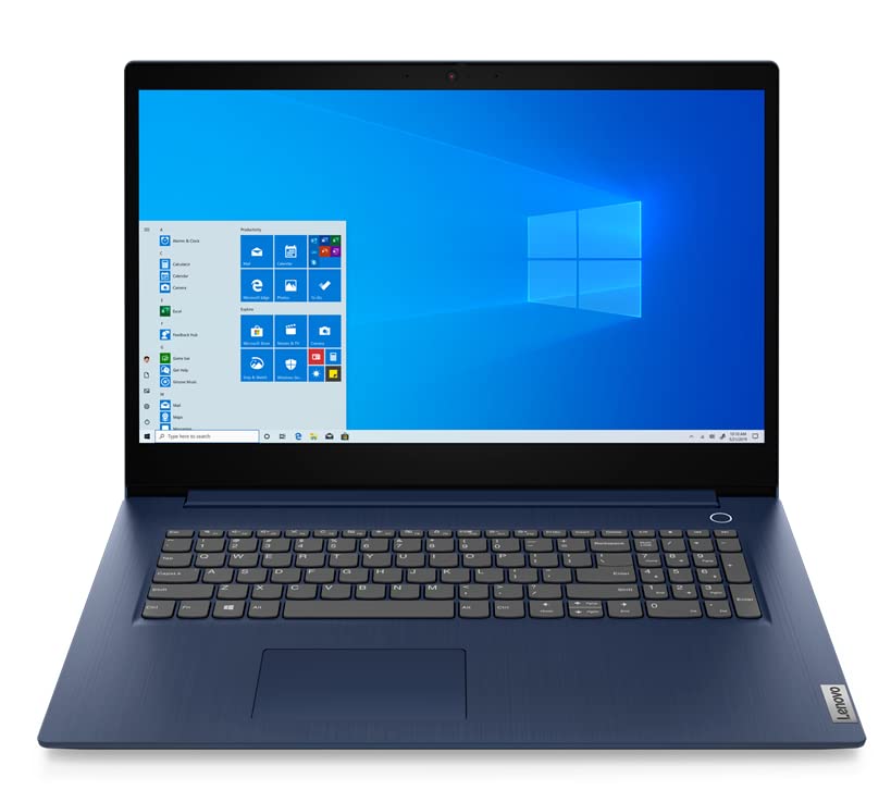 Lenovo IdeaPad 3 Laptop, 17.3" FHD (1920x1080) Non-Touch, Intel Core i7-1065G7, 8GB Ram, 256GB SSD, Webcam, Windows 10