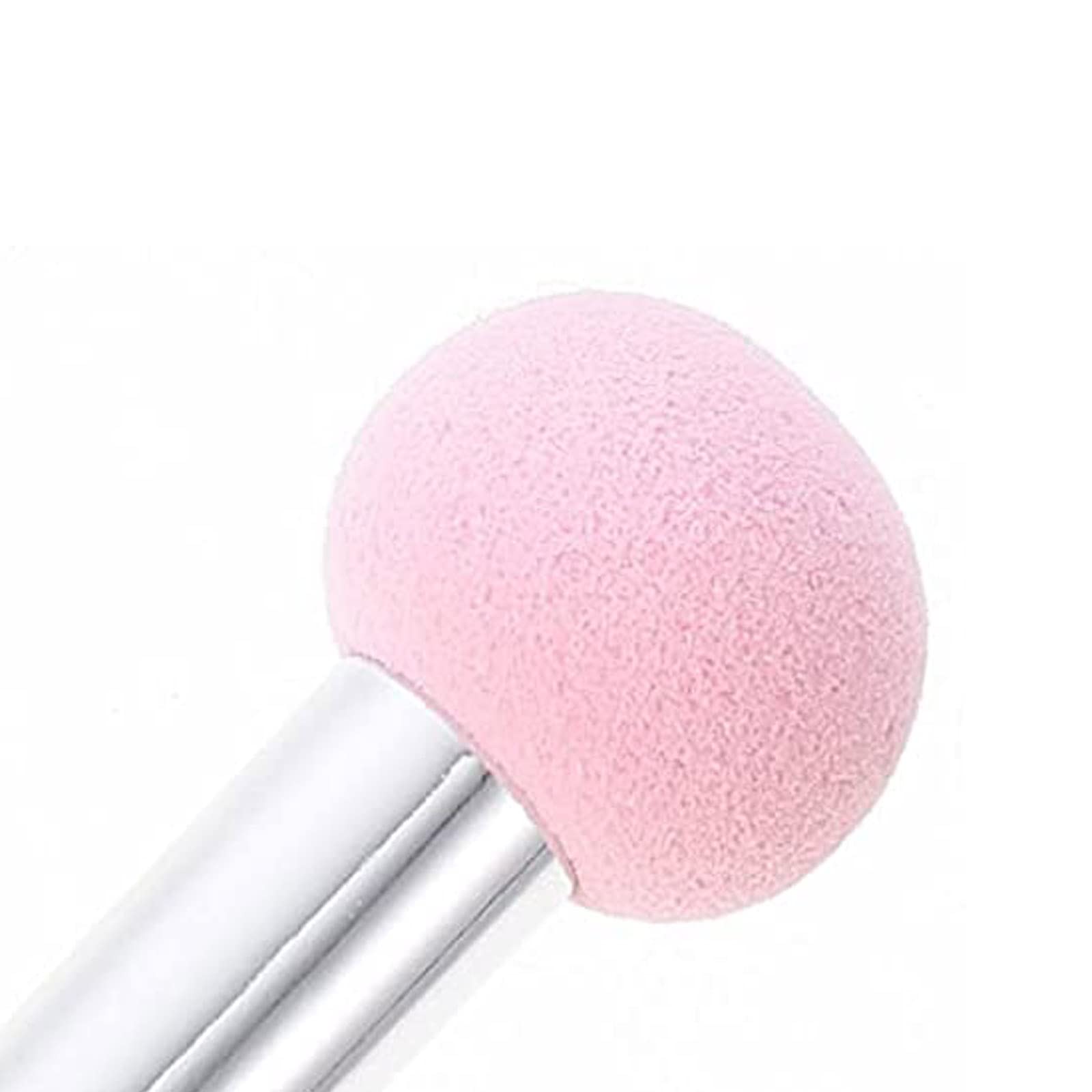 BinaryABC Foundation Sponge Powder Brush,Makeup Puff Makeup Brush Sponge Applicator Concealer Brush,3Pcs (Pink)