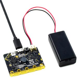 Microbit V2 Starter Kit with IoTCrazy© Frosted Protective Case, Official BBC Micro:bit v2.21 Board, Built-in Speaker and Microphone