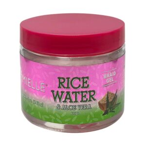 Mielle - Rice Water & Aloe Vera Blend - Length Retention For Dry & Damaged Hair Sulfate-Free Shampoo, Moisturizing Milk, Pink