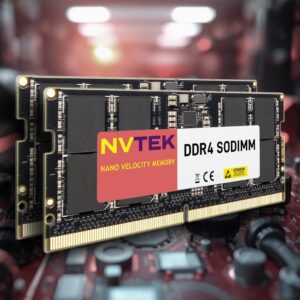 NVTEK 32GB (2X16GB) DDR4 2400MHZ PC4-19200 SODIMM 2Rx8 1.2V 260-PIN Non-ECC Laptop PC Computer Memory KIT