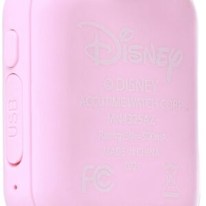 Accutime Kids Disney Minnie Mouse Multicolor Educational Learning Touchscreen Smart Watch Toy for Girls, Boys, Toddlers - Selfie Cam, Learning Games, Alarm, Calculator and More (Model: MN4325AZ)