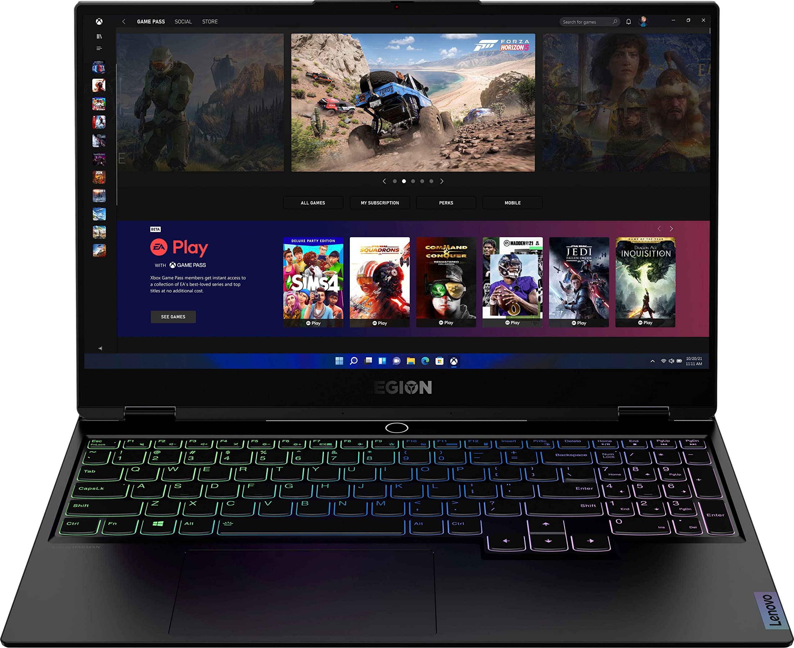 Lenovo New Legion Slim 7 15.6" Gaming Laptop - AMD Ryzen 7 5800H - NVIDIA GeForce RTX 3060 Max-Q - 16GB Memory, 1TB PCIe SSD - Ultra Light 1.9KG - 0.74" Thin - Long Battery Life - Aluminum Chassis