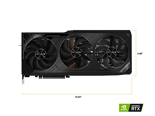 Gigabyte GeForce RTX 3090 Ti Gaming OC 24G Graphics Card, 3X WINDFORCE Fans, 24GB 384-bit GDDR6X, GV-N309TGAMING OC-24GD Video Card