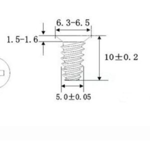 Wshao store 50Pcs M5*8mm M5*10mm M5*12mm KB Computer PC Case Cooling Fan Mount Screw Heat Dissipation Screws Fixer (Color : Silvery screw, Length : M5x12mm)