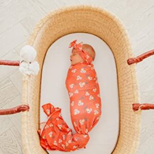 Copper Pearl Baby Swaddle Blanket - Wearable Premium Knit Baby Blanket, Large Soft Stretchy Receiving Blankets for Baby Boy and Girl, Swaddles for Newborn, Infant, and Toddler (Elmo)