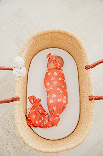 Copper Pearl Baby Swaddle Blanket - Wearable Premium Knit Baby Blanket, Large Soft Stretchy Receiving Blankets for Baby Boy and Girl, Swaddles for Newborn, Infant, and Toddler (Elmo)