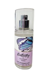 bath and body works fine fragrance mist travel size mini purse spray 2.5 ounce (butterfly)