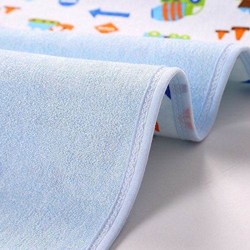 Baby Portable Changing Pad - Diaper Change Pad Large Size Waterproof Diaper Changing Mat for Girls Boys Newborn (27.56 x 47.2 Inch, Monkey & Elephant)