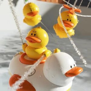 Little Bado Electric Baby Bath Toy with Head Shower Duck Spray Water Pool Bathtub Toy for Infants Kids Babies Toddlers Bath Toy for Infants Babies 6-12 Months