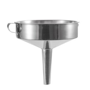 USAMILY 7 inch Stainless Steel Funnel with 120 Mesh Welded Filter Screen for Transferring Liquid, Oil, Powder, Resin