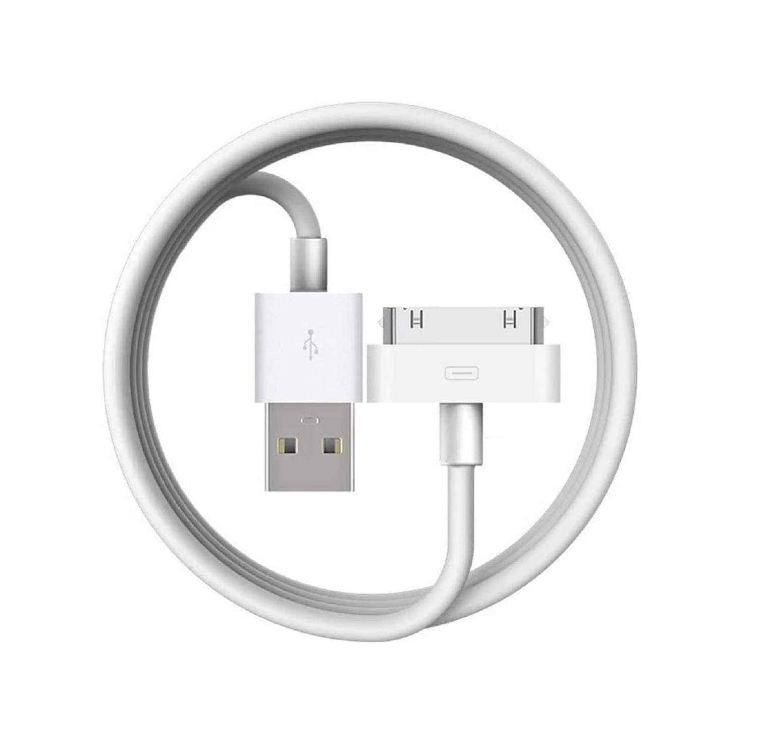 Belcompany 30 Pin to USB Charging Cable for iPhone 4S, Apple MFi Certified USB Sync Data and Charging Cord for for iPhone 4/ 4s iPhone 3G/3Gs iPad 3/2/ 1 iPod Classic iPod Touch iPod Nano(3.3Feet)