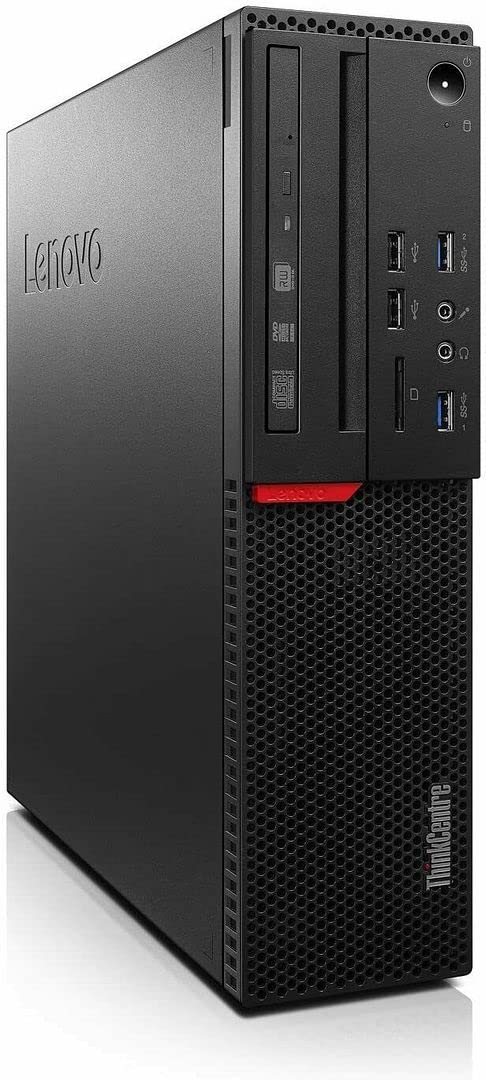 Lenovo ThinkCentre M800 SFF Desktop Computer PC, Intel Core i5 6500 3.2GHz, 16GB DDR4 256GB SSD 2TB HDD, Built-in WiFi BT,DVD-RW,Wireless Keyboard Mouse,Windows 10 Pro (Renewed)