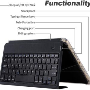 valkit 2017/2015- Smart Keyboard Folio for iPad Pro 1st & 2nd Gen, 12.9 InchKeyboard Case with Pencil Holder