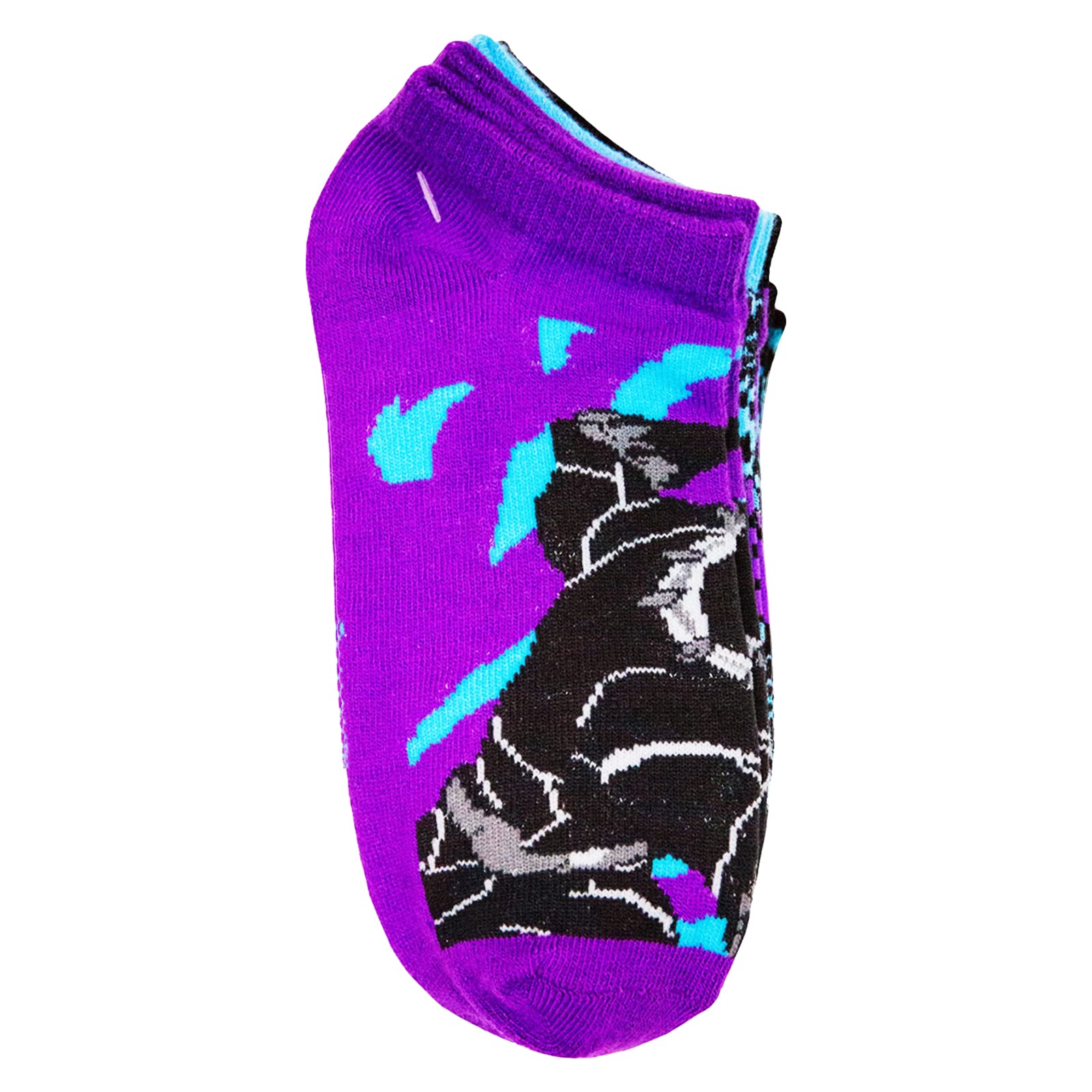 Marvel Shop Black Panther Socks Kids Set - 6 Pairs Wakanda Forever Socks Bundle For Kids Boys | Black Panther Clothes For Boys