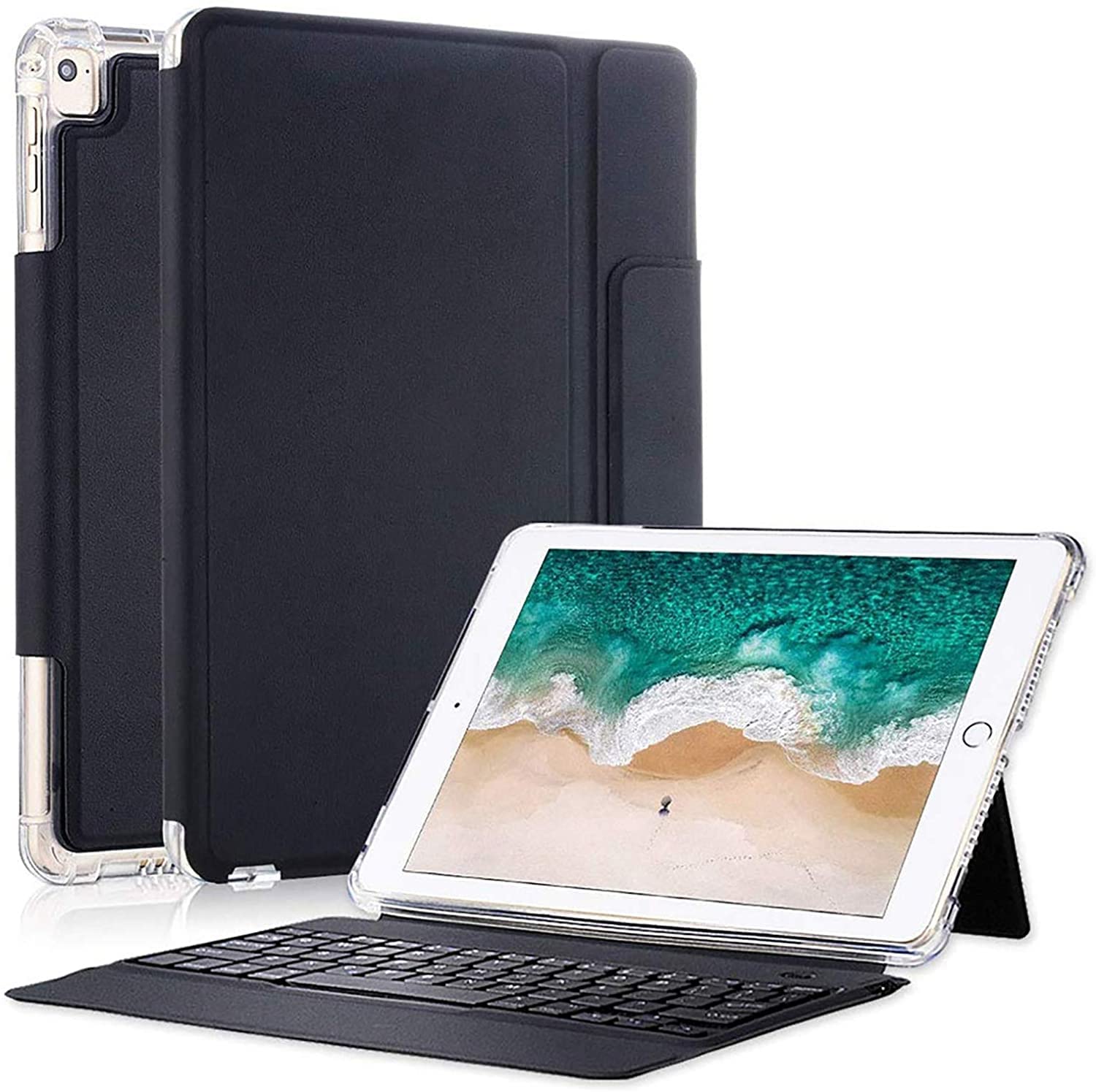 valkit 2017/2015- Smart Keyboard Folio for iPad Pro 1st & 2nd Gen, 12.9 InchKeyboard Case with Pencil Holder