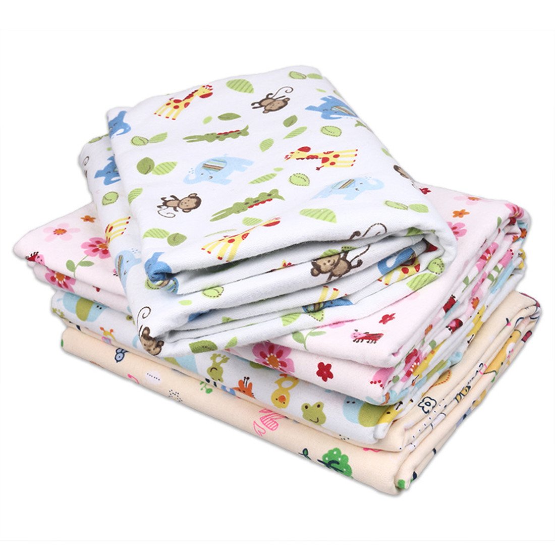 Baby Portable Changing Pad - Diaper Change Pad Large Size Waterproof Diaper Changing Mat for Girls Boys Newborn (27.56 x 47.2 Inch, Monkey & Elephant)