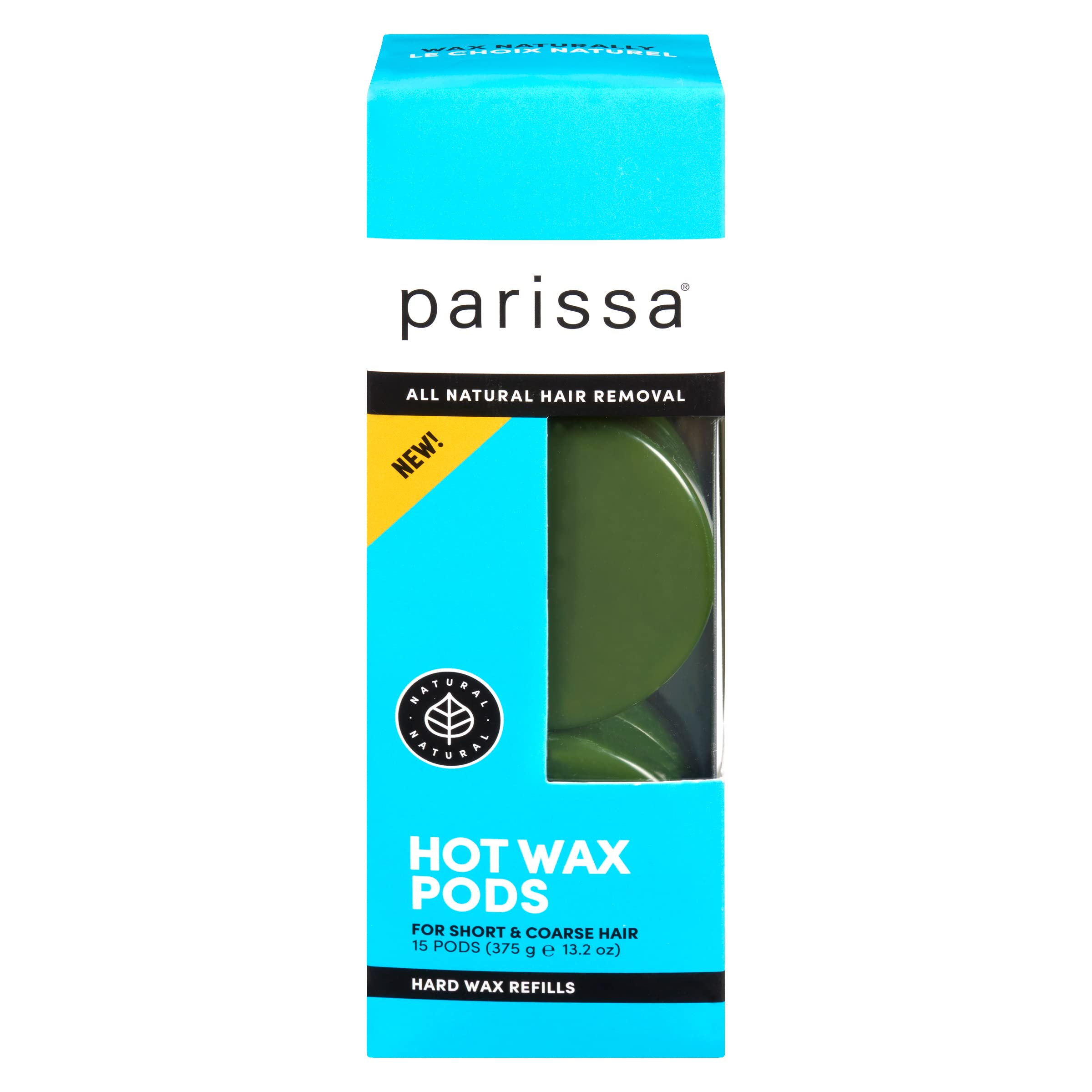 Parissa Hot (hard) Wax Refill Pods For Short and Coarse Hairs