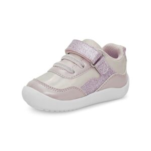 Stride Rite 360 Girls Natasha Sneaker, Pink, 3 Infant