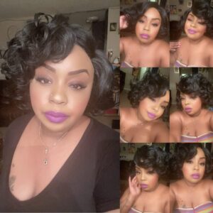 Fancy Hair Short Curly Bob Wig Lace Curled Bob Wigs for Black Women Big Curly Lady Side Part Wigs Synthetic Body Wave Wig for Women Daily Cosplay Use