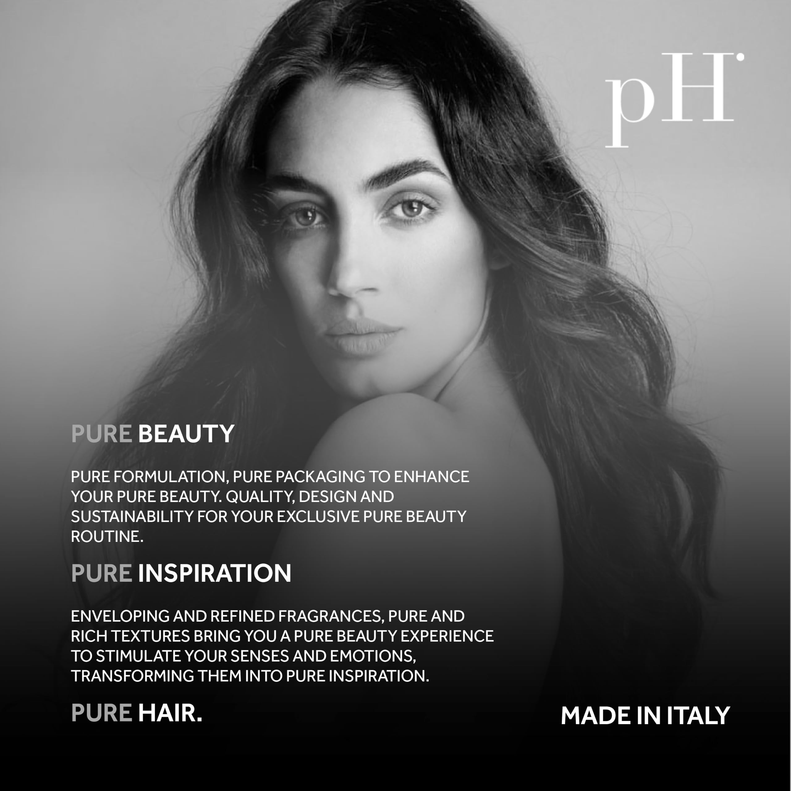 pH PURE HAIR Deep Moisture Shampoo & Conditioner Set + Extra Butter Deep Moisture Mask 10 ml - Moisturizing Formula For Dry Damaged Hair - Softens, Smooths and Renew Hair Moisture - 8.45 oz Each