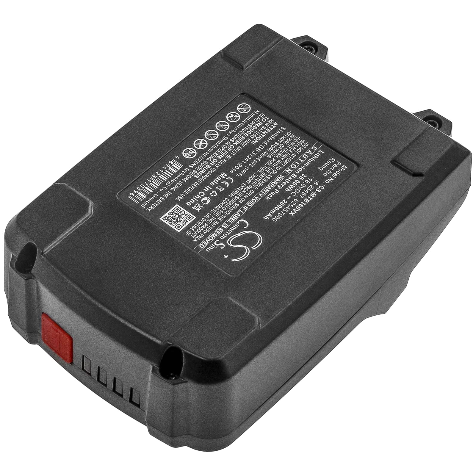 Derrlrmg 2000mAh Battery Compatible with Metabo 6.25468, 6.25469, 6.25469.00, 6.25499 SSD 18 LTX, SSD 18 LTX 200 BL, SSD18 LT, SSD18 LTX, SSE 18 LTX Compact, SSW 18, SSW 18 LT