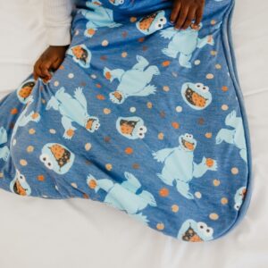 Copper Pearl Sleep Sack: Warm and Cozy Baby Bag in a Variety of Trendy Designs, Safe Alternative to Blankets, Sleeveless Baby Sleep Sack Swaddle Sizes Newborn to 24 Months - Cookie Monster