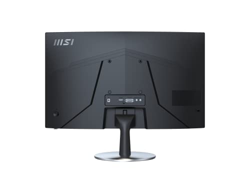 MSI Pro MP242C, 24" Monitor, 1920 x 1080 (FHD), Curved VA, 75Hz, FreeSync, TUV Certified Eyesight Protection, 1ms, HDMI, Tilt