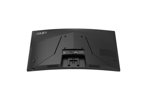 MSI Pro MP242C, 24" Monitor, 1920 x 1080 (FHD), Curved VA, 75Hz, FreeSync, TUV Certified Eyesight Protection, 1ms, HDMI, Tilt