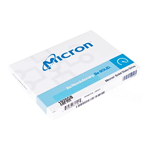 Micron 5300 PRO 1.92 TB Solid State Drive - 2.5" Internal - SATA - Read Intensive - Server, Storage System Supported - 5256 TB TBW - 540 MB/s Maximum Read Transfer Rate - 256-bit Encryption Standard