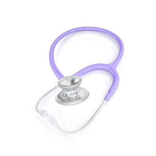 MDF Instruments MD One Epoch Lightweight Titanium Stethoscope (Pastel Purple) + MDF Pediatric Attachment with Clip