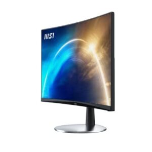 MSI Pro MP242C, 24" Monitor, 1920 x 1080 (FHD), Curved VA, 75Hz, FreeSync, TUV Certified Eyesight Protection, 1ms, HDMI, Tilt