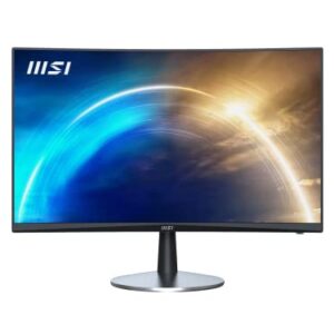 MSI Pro MP242C, 24" Monitor, 1920 x 1080 (FHD), Curved VA, 75Hz, FreeSync, TUV Certified Eyesight Protection, 1ms, HDMI, Tilt