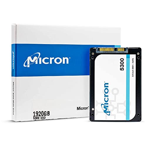 Micron 5300 PRO 1.92 TB Solid State Drive - 2.5" Internal - SATA - Read Intensive - Server, Storage System Supported - 5256 TB TBW - 540 MB/s Maximum Read Transfer Rate - 256-bit Encryption Standard