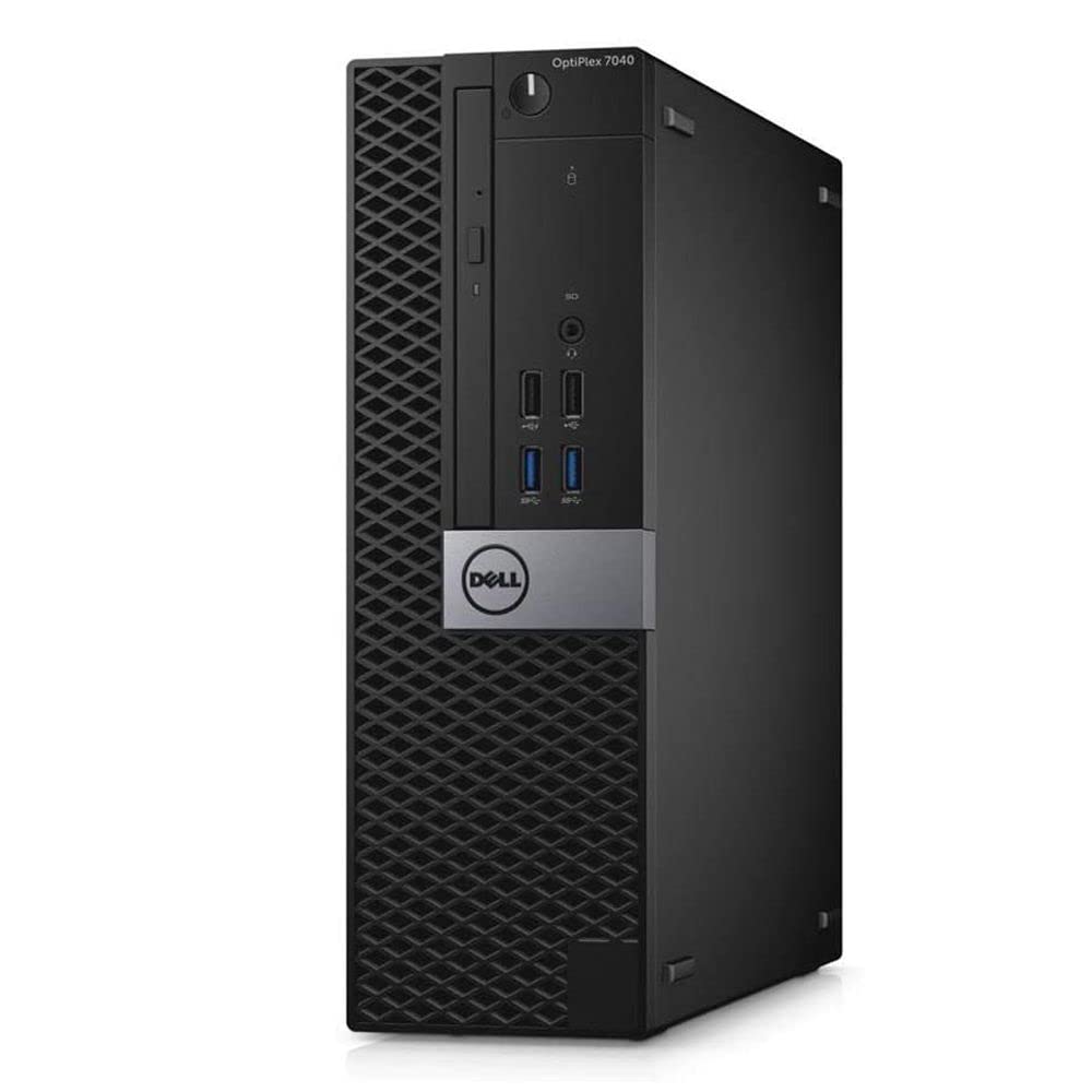 Dell OptiPlex 7040 SFF Desktop PC,Intel Quad Core i7-6700 3.4GHz,Nvidia GT 1030,32GB DDR4 Ram New 1TB NVMe M.2 SSD+2TB HDD,Built-in WIFI & Bluetooth HDMI Windows10 Pro Wireless Keyboard&Mouse (Renewed)