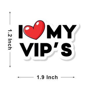 210 PCS Cute I Love My VIP'S Thank You Stickers,Small Business Stickers,Handmade Stickers,Envelopes Stickers for Handmade Goods/Bags Small Shop Packages,Thanks Stickers for Envelopes Seals - vip3