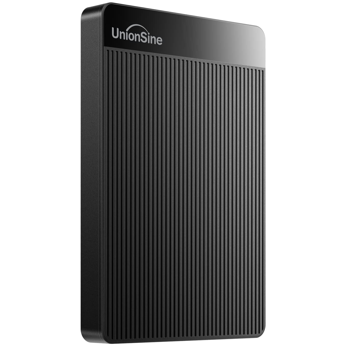 UnionSine 1TB Ultra Slim Portable External Hard Drive HDD-USB 3.0 for PC, Mac, Laptop, PS4, Xbox one,Xbox 360-Super Fast Transmission-HD-2510(Black)