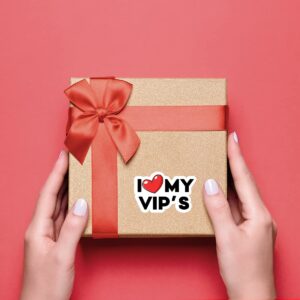 210 PCS Cute I Love My VIP'S Thank You Stickers,Small Business Stickers,Handmade Stickers,Envelopes Stickers for Handmade Goods/Bags Small Shop Packages,Thanks Stickers for Envelopes Seals - vip3