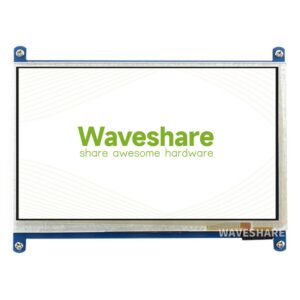 waveshare 7inch capacitive touch screen lcd compatible with raspberry pi 4b/3b+/3a+/2b/b+/a+/zero/zero w/wh/zero 2w cm3+/4 800×480 resolution hdmi low power consumption supports windows