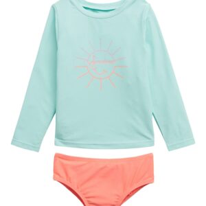 GAP Baby Girls Rashguard Set Two Piece Swimsuit, Sunshine, 4T US