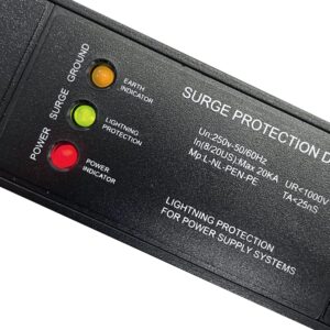 Metered-Breaker-Surge Protection PDU, 240V, L6-30P, 30A, 7200watts, (4) C13 & (2) C19 Outlets, Crypto Mining PDU, Data Centre PDU, ASIC/RIGS PDU