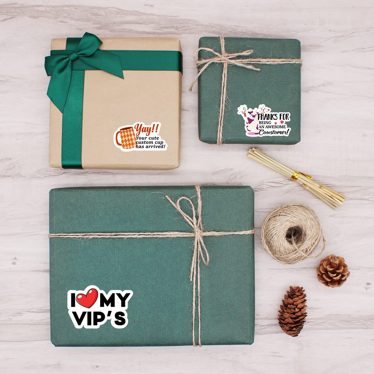 210 PCS Cute I Love My VIP'S Thank You Stickers,Small Business Stickers,Handmade Stickers,Envelopes Stickers for Handmade Goods/Bags Small Shop Packages,Thanks Stickers for Envelopes Seals - vip3