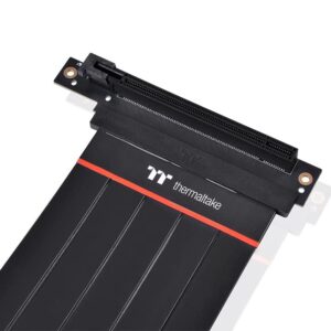 Thermaltake Tt Premium PCI-E 4.0 200mm flexiable Extender with 90 Degree Adapter, AC-060-CO1OTN-C2