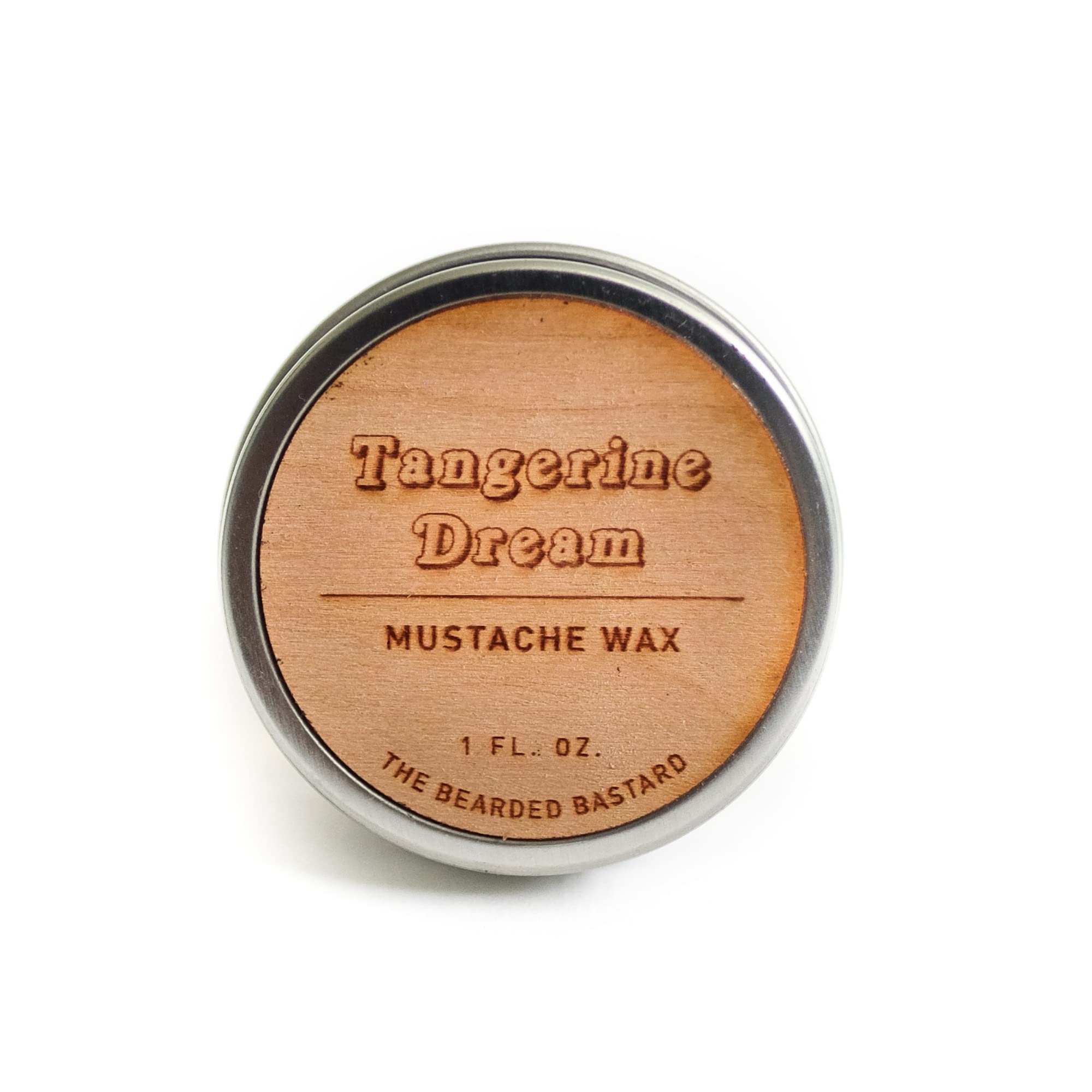 TBB Tangerine Dream Mustache Wax for Men | Tame & Style Your Mustache | Excellent Grooming, Excellent Scent | Citrus & Vanilla Scent (1 Oz.)