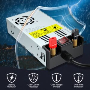 Denfix SMPS 110V AC to 12V DC Converter Power Supply Adapter Switch Transformer Max 50A 600W (with Switch)