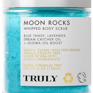 Truly Beauty KP Treatment Moon Rocks Sugar Scrub - Gentle and Fluffy Body Scrubs for Women Exfoliation, Natural Body Scrub - Body Exfoliating Scrub with Vitamin E and Essential Antioxidants.